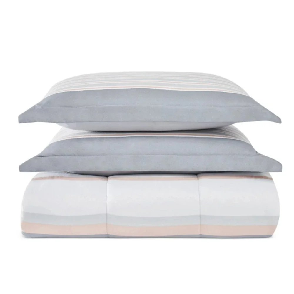 Pem America, Grace 2-Pc. Reversible Stripe Twin Comforter Set MSRP $80.00